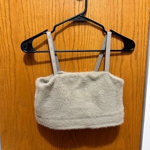 Whitney Simmons Fur Sports Bra / Crop